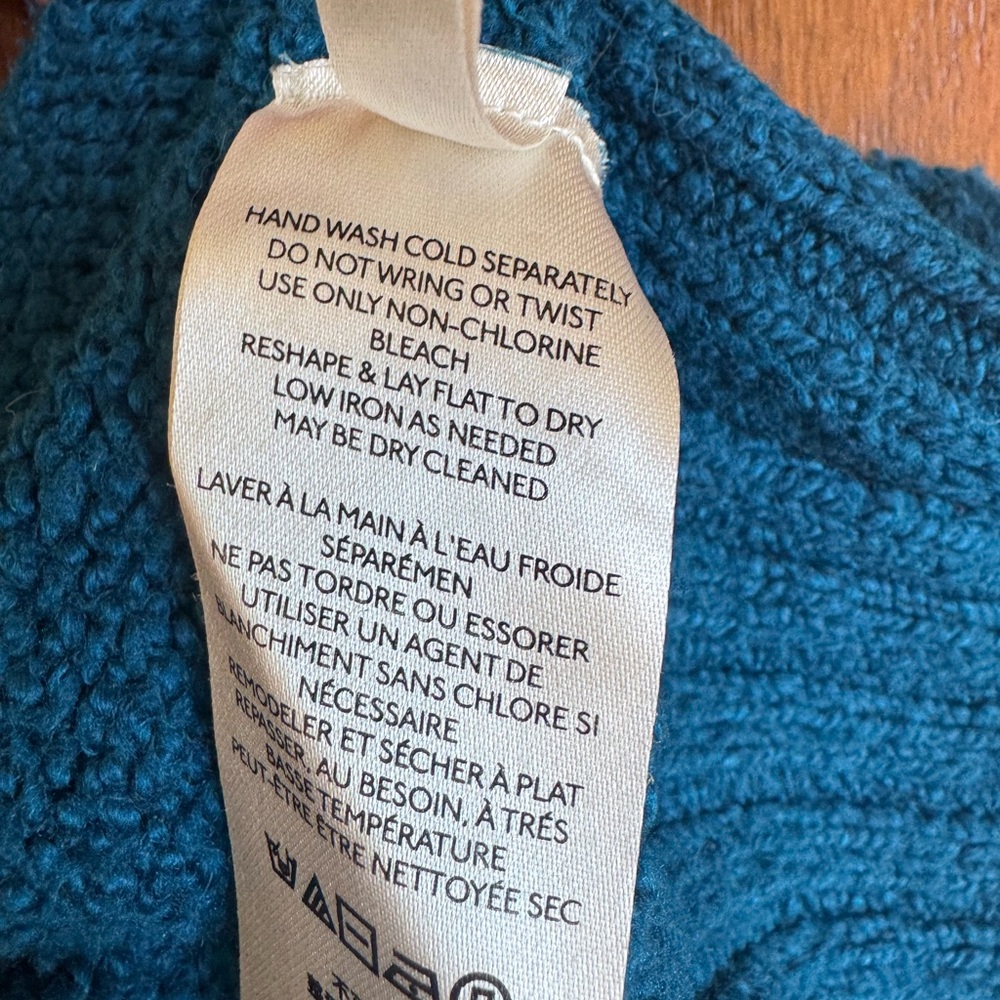 Free People Halcyon Blue Brookside Sweater - Picture 6 of 7